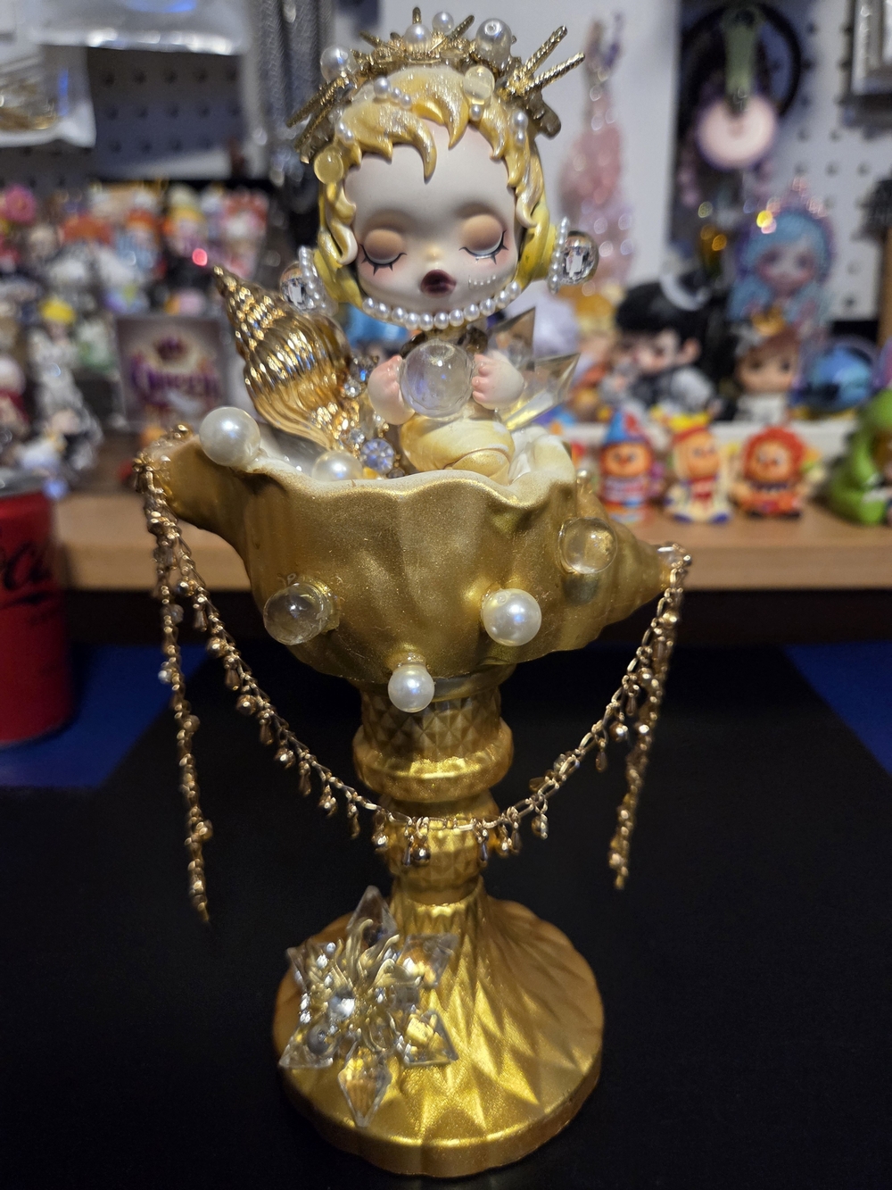 Elegant Custom MADE SKULL Panda Figure